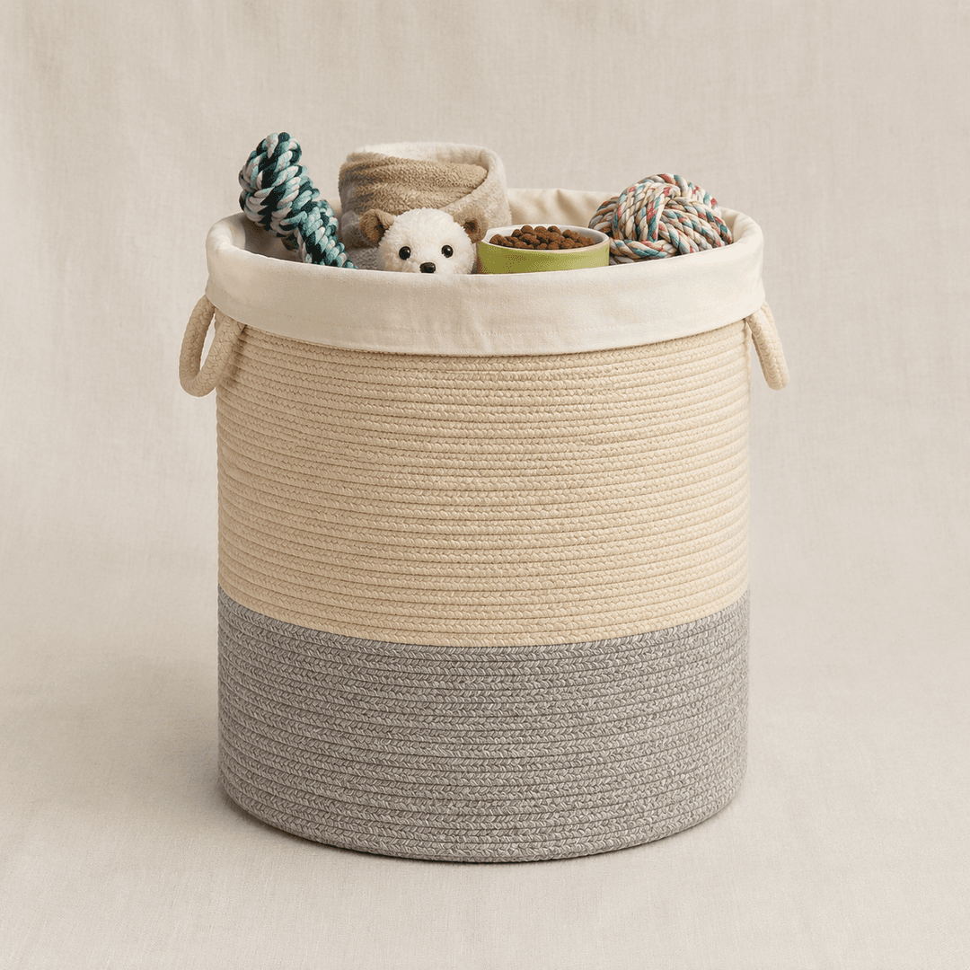 Lined Storage Basket