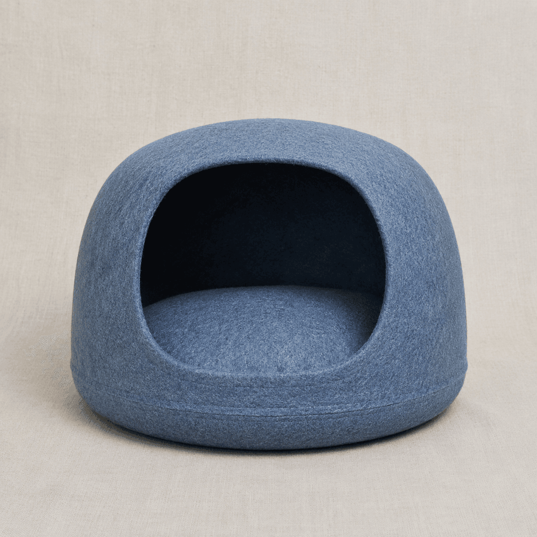 Heather Wool Cave Bed
